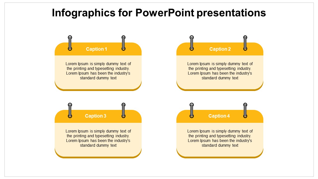 infographic for powerpoint presentation-yellow